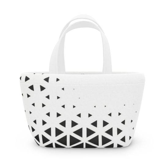 Geo Design Insulated Tote Lunch Bag