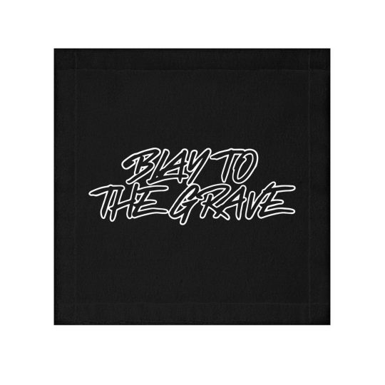 Face Towel — 'Blay To The Grave' Script Logo Small Hand Towel