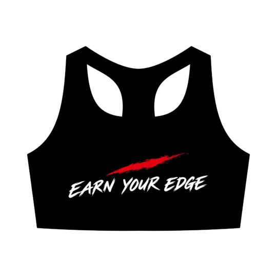 Blay to the Grave "Earn Your Edge" Women's Active Bra Top