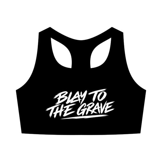 Blay to the Grave Women's Active Bra Top